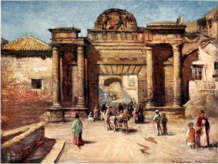 "The Entrance to the City" by Arthur Trevor Haddon, 1908